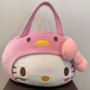 Sanrio plush Pink PEEPS Hello Kitty Bag/Easter basket